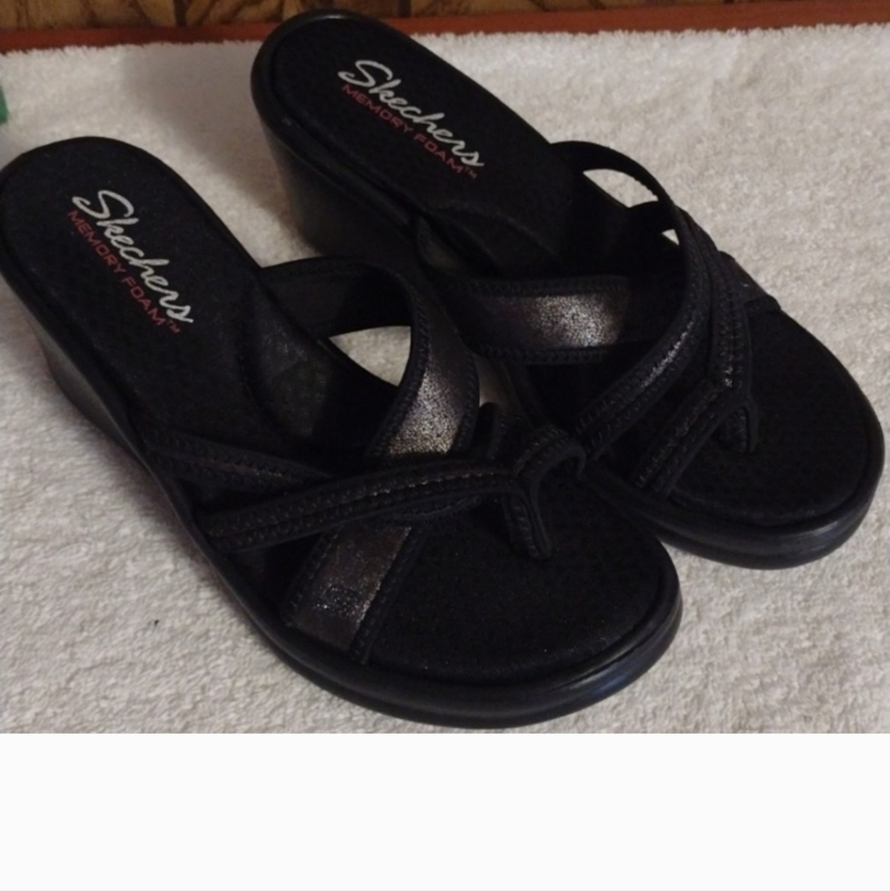 Skechers Women's Rumblers Wedge Sandals